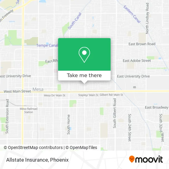Allstate Insurance map