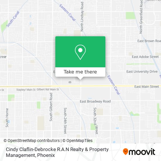 Mapa de Cindy Claflin-Debrocke R.A.N Realty & Property Management