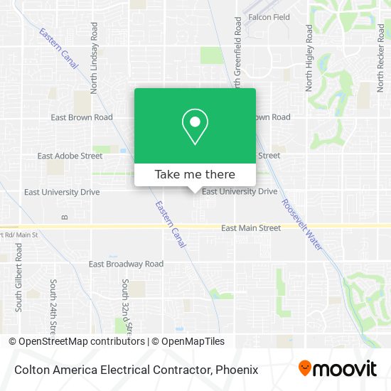 Colton America Electrical Contractor map