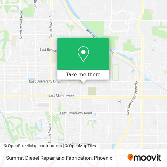 Mapa de Summit Diesel Repair and Fabrication