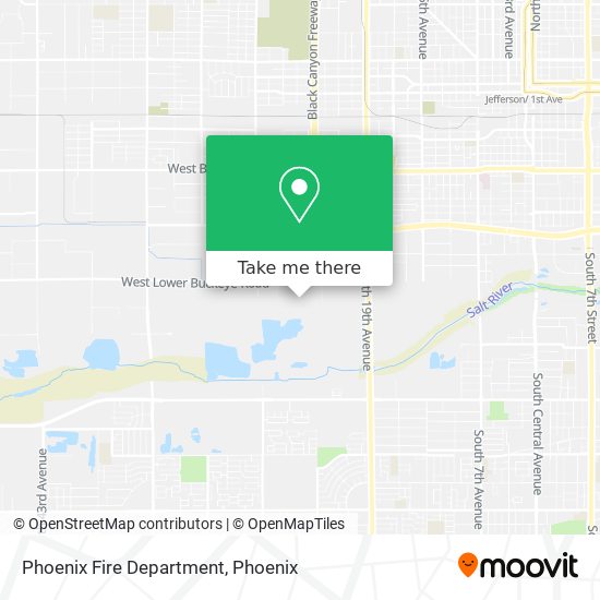 Phoenix Fire Department map