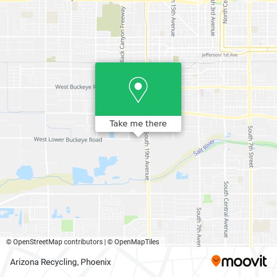 Arizona Recycling map