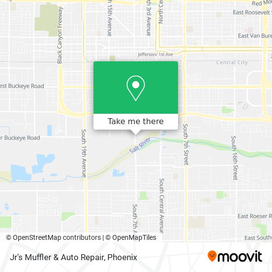 Jr's Muffler & Auto Repair map