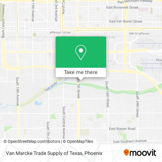 Van Marcke Trade Supply of Texas map