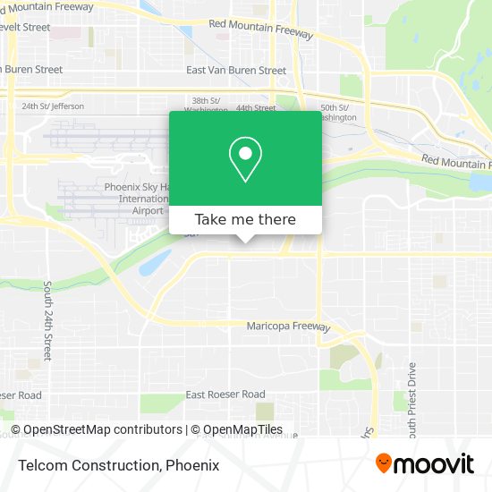 Telcom Construction map