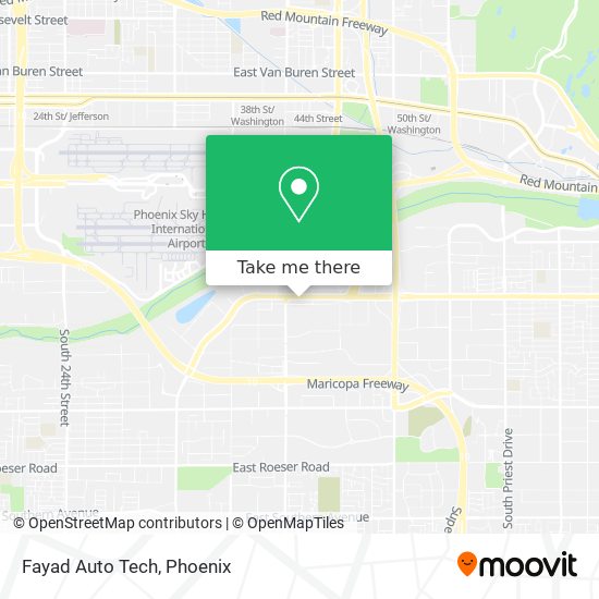 Fayad Auto Tech map