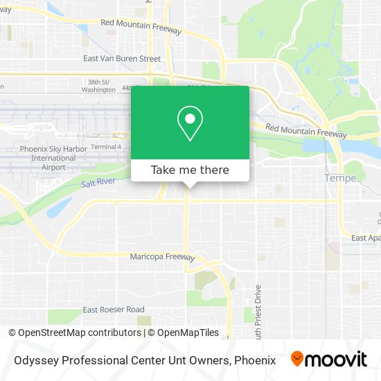 Odyssey Professional Center Unt Owners map