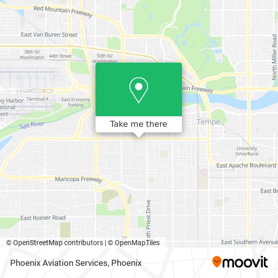 Mapa de Phoenix Aviation Services