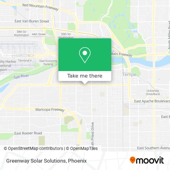 Greenway Solar Solutions map