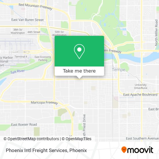 Phoenix Intl Freight Services map