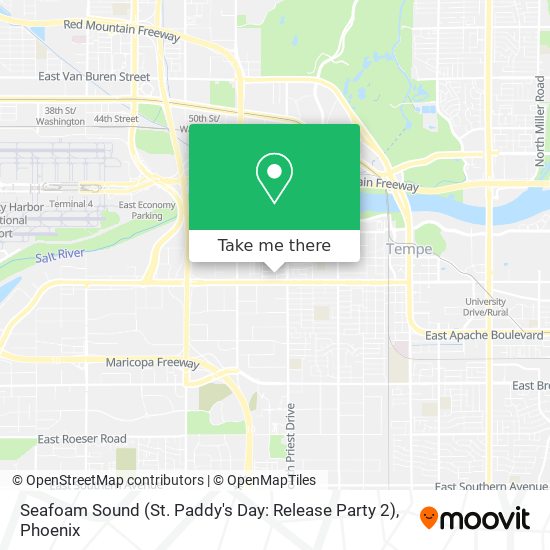 Mapa de Seafoam Sound (St. Paddy's Day: Release Party 2)