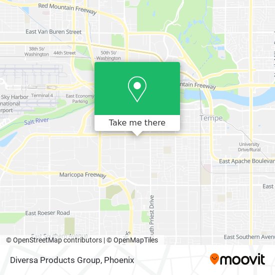 Diversa Products Group map