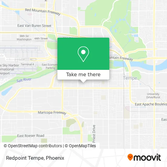 Redpoint Tempe map