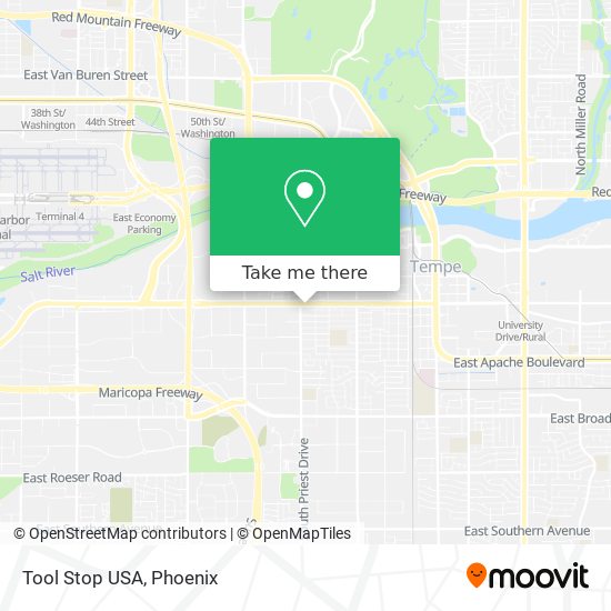 Mapa de Tool Stop USA