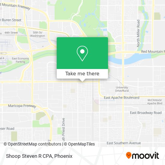 Shoop Steven R CPA map