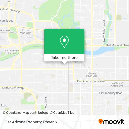 Get Arizona Property map