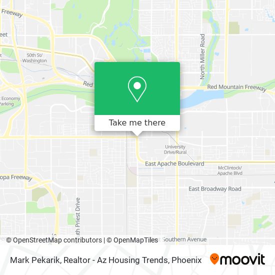 Mapa de Mark Pekarik, Realtor - Az Housing Trends