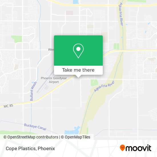 Cope Plastics map