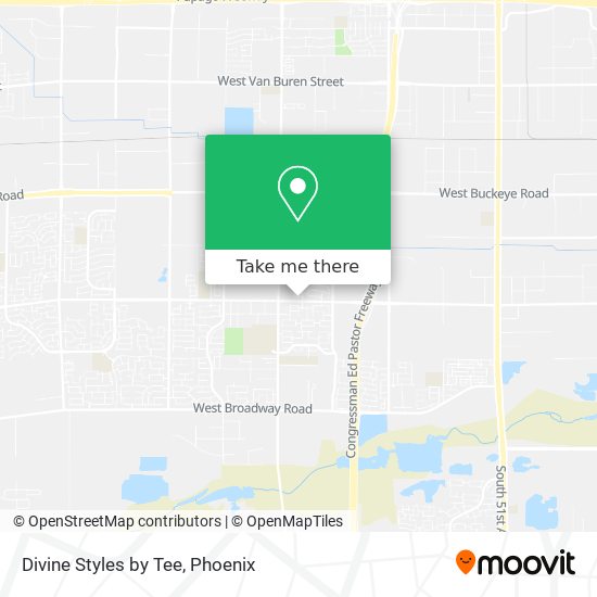 Divine Styles by Tee map