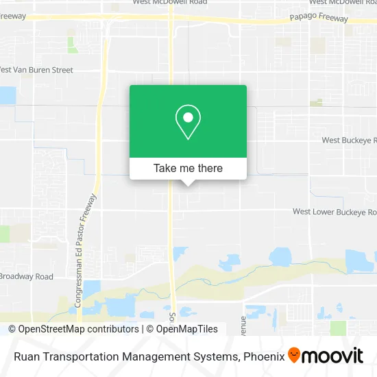 Mapa de Ruan Transportation Management Systems