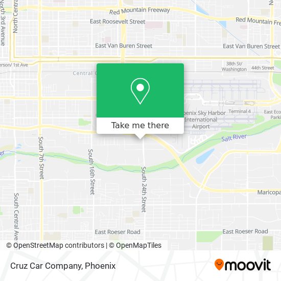 Cruz Car Company map
