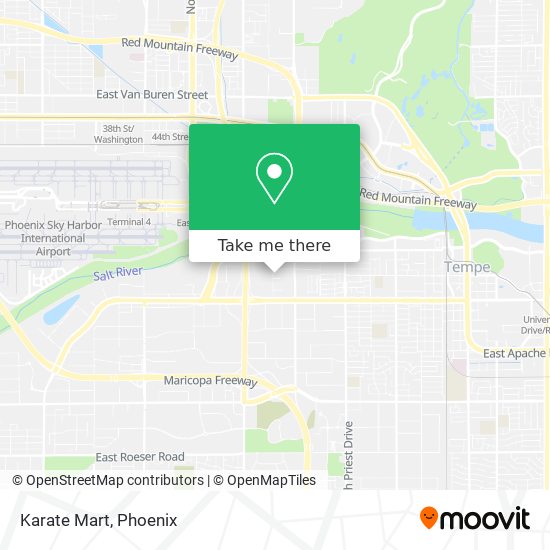 Karate Mart map