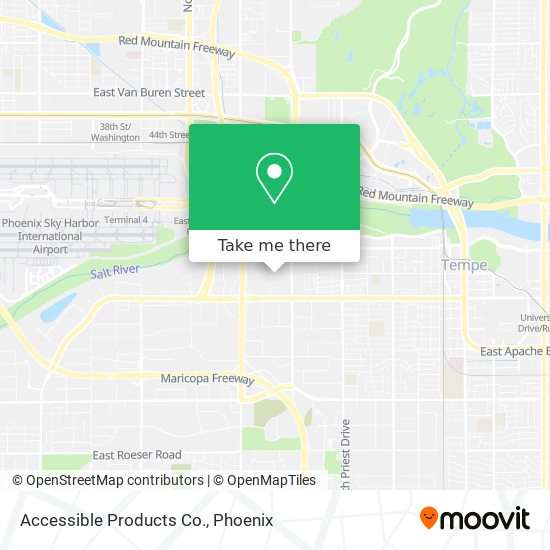 Accessible Products Co. map