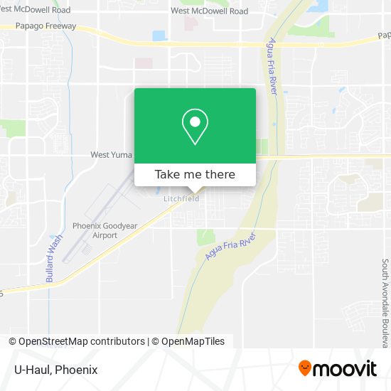 U-Haul map