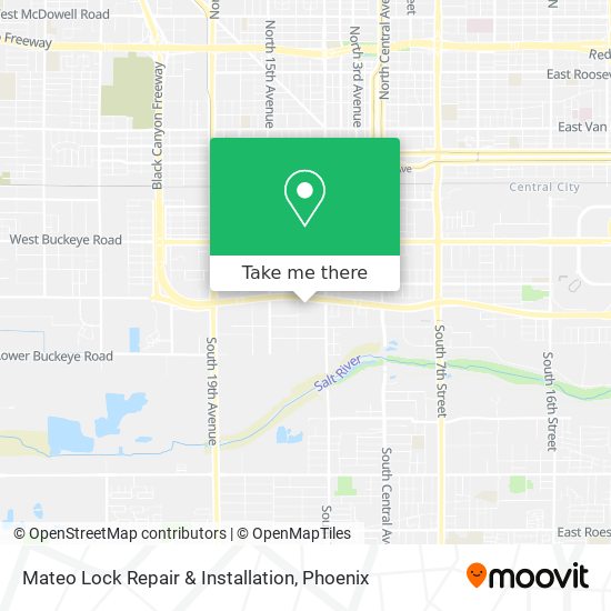 Mapa de Mateo Lock Repair & Installation