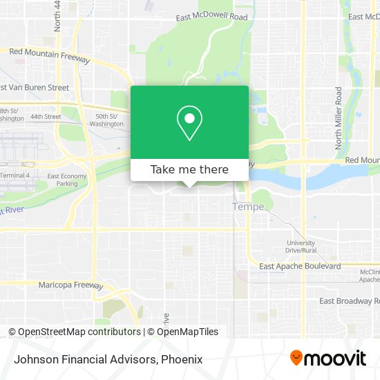 Mapa de Johnson Financial Advisors