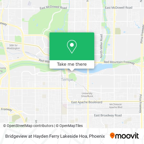 Bridgeview at Hayden Ferry Lakeside Hoa map