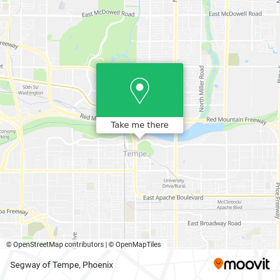 Segway of Tempe map