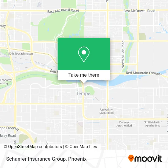 Schaefer Insurance Group map