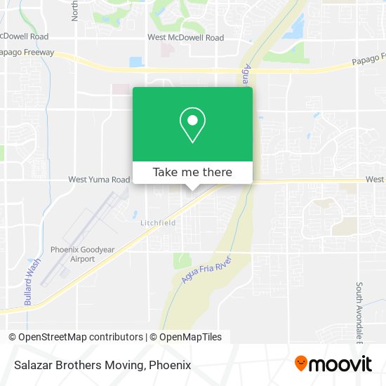 Salazar Brothers Moving map