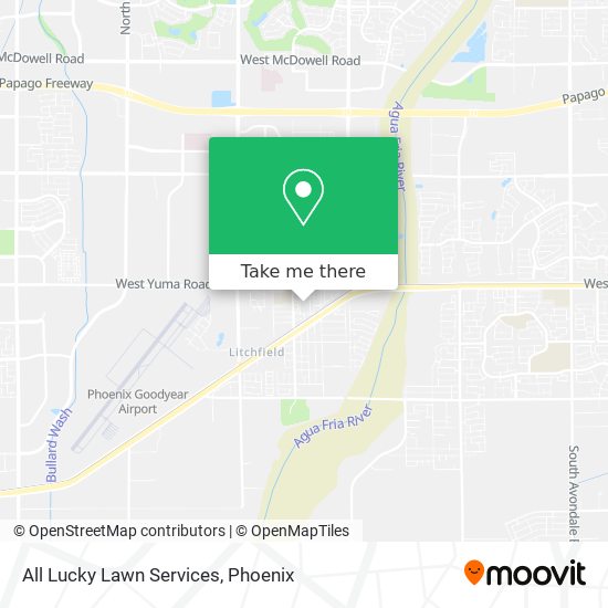 All Lucky Lawn Services map