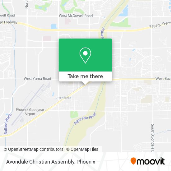 Avondale Christian Assembly map