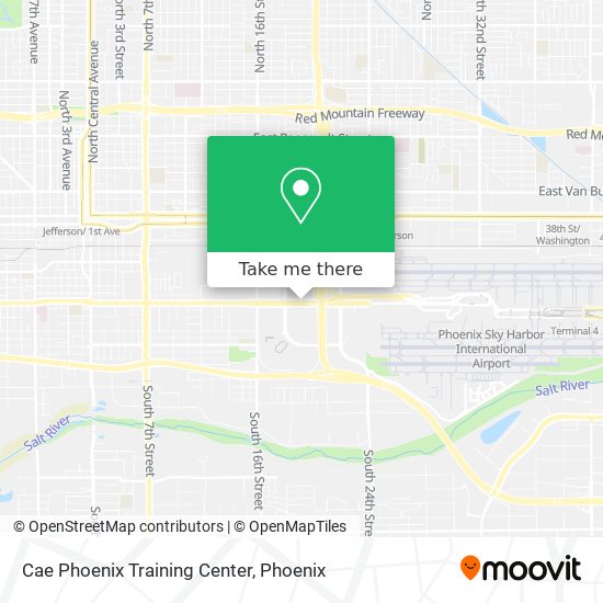 Cae Phoenix Training Center map