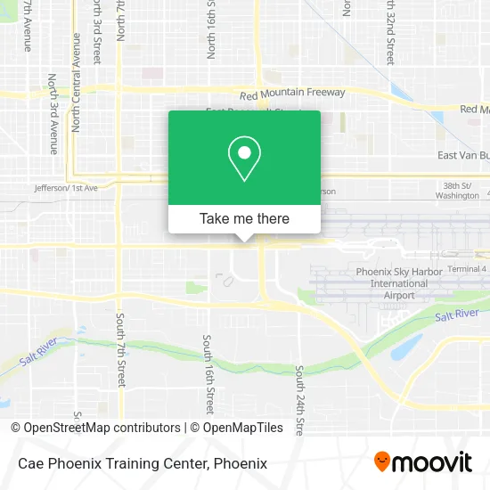 Cae Phoenix Training Center map