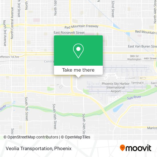 Veolia Transportation map