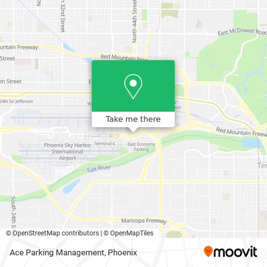 Ace Parking Management map