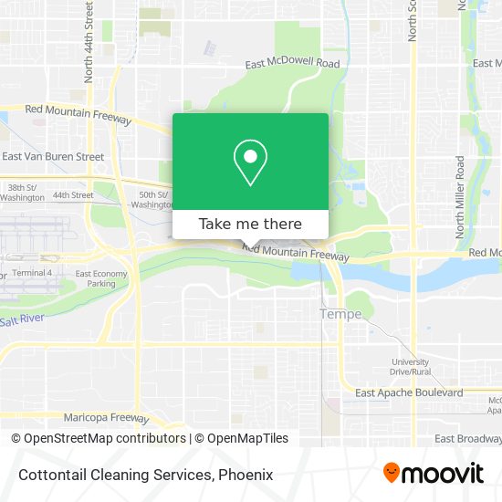 Cottontail Cleaning Services map