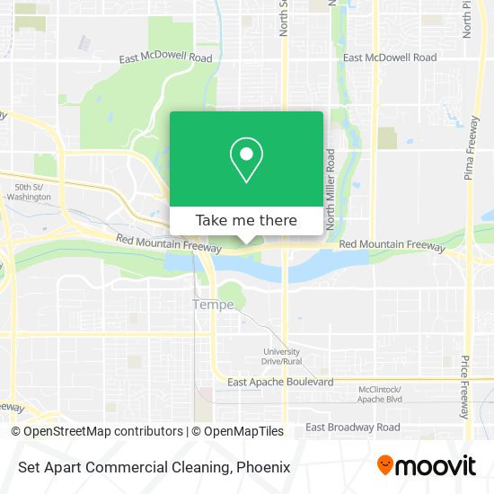 Mapa de Set Apart Commercial Cleaning