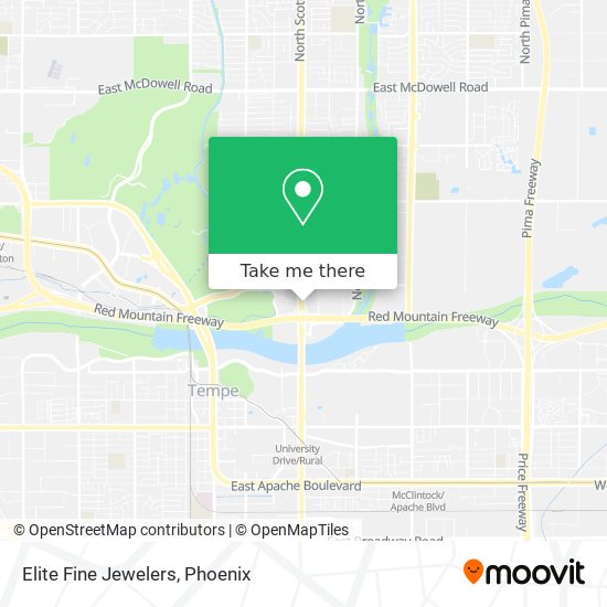 Elite Fine Jewelers map