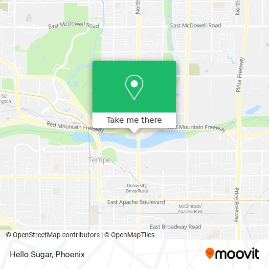 Mapa de Hello Sugar