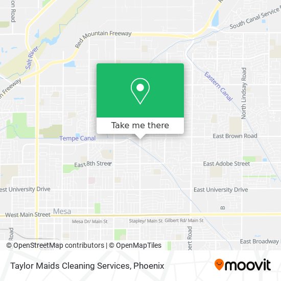 Mapa de Taylor Maids Cleaning Services