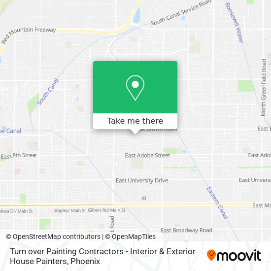 Mapa de Turn over Painting Contractors - Interior & Exterior House Painters