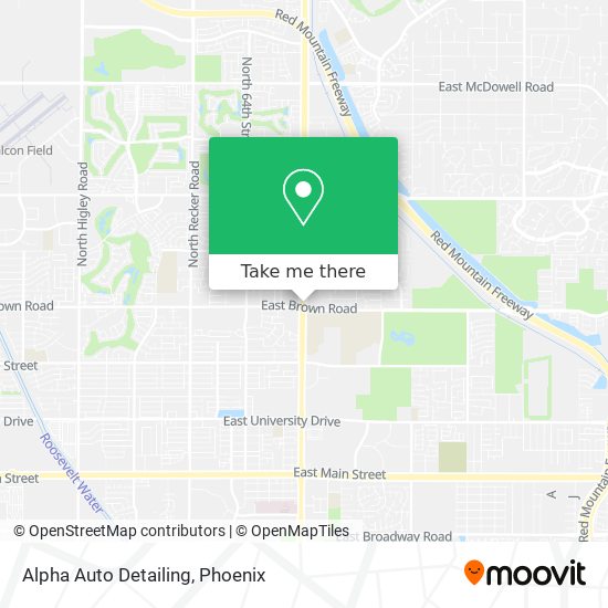 Alpha Auto Detailing map