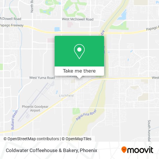 Coldwater Coffeehouse & Bakery map
