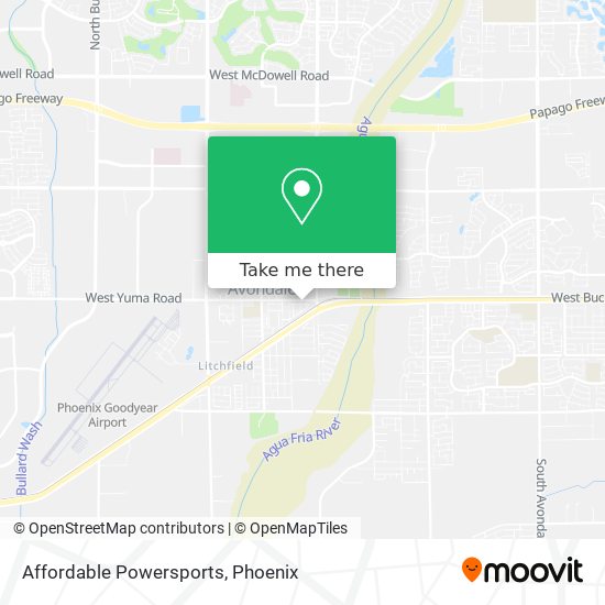 Affordable Powersports map