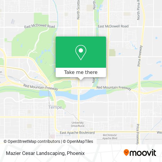 Mazier Cesar Landscaping map